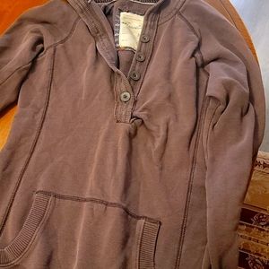 Slimming brown hoodie